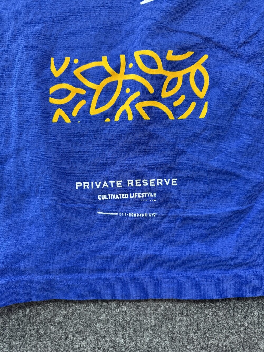 Cam Shirt Mens Small Blue Private Reserve 09 Cannabis OG Graphic Tee T-Shirt - Picture 8 of 9